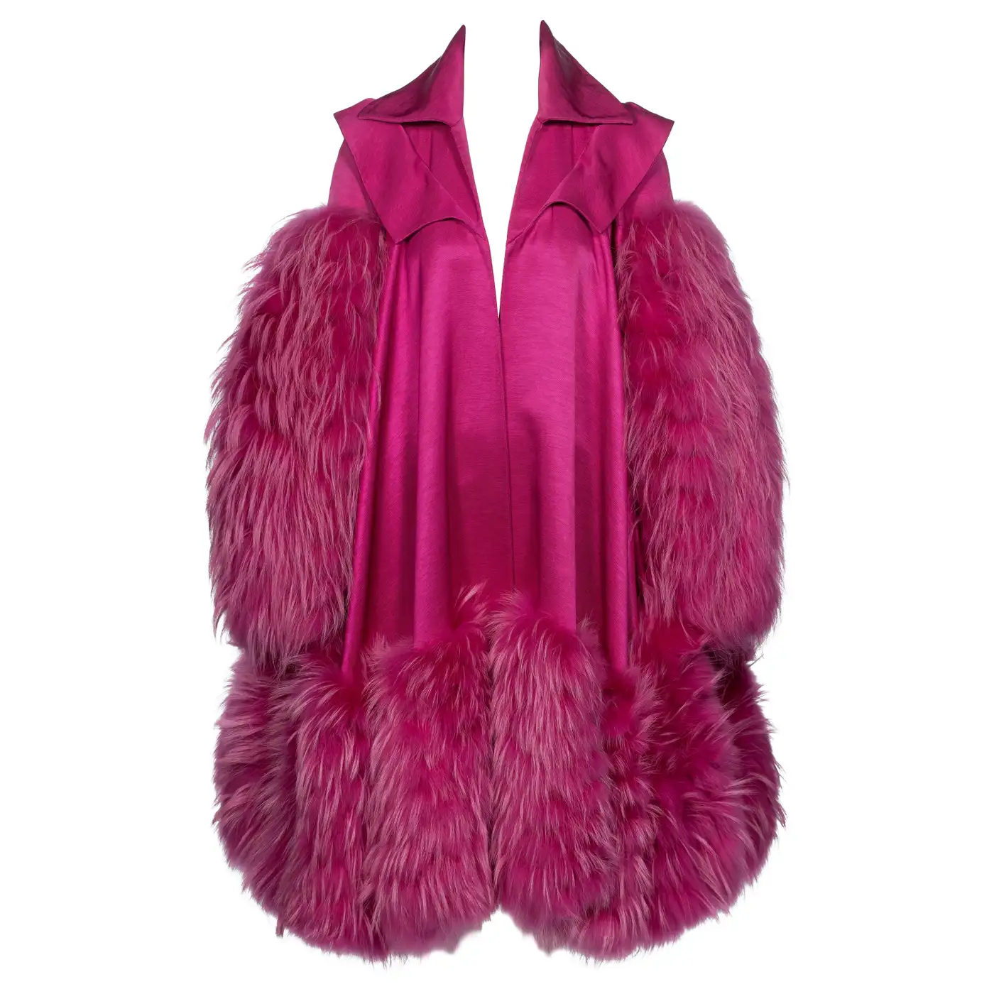 Christian Dior Pink Fur Coat